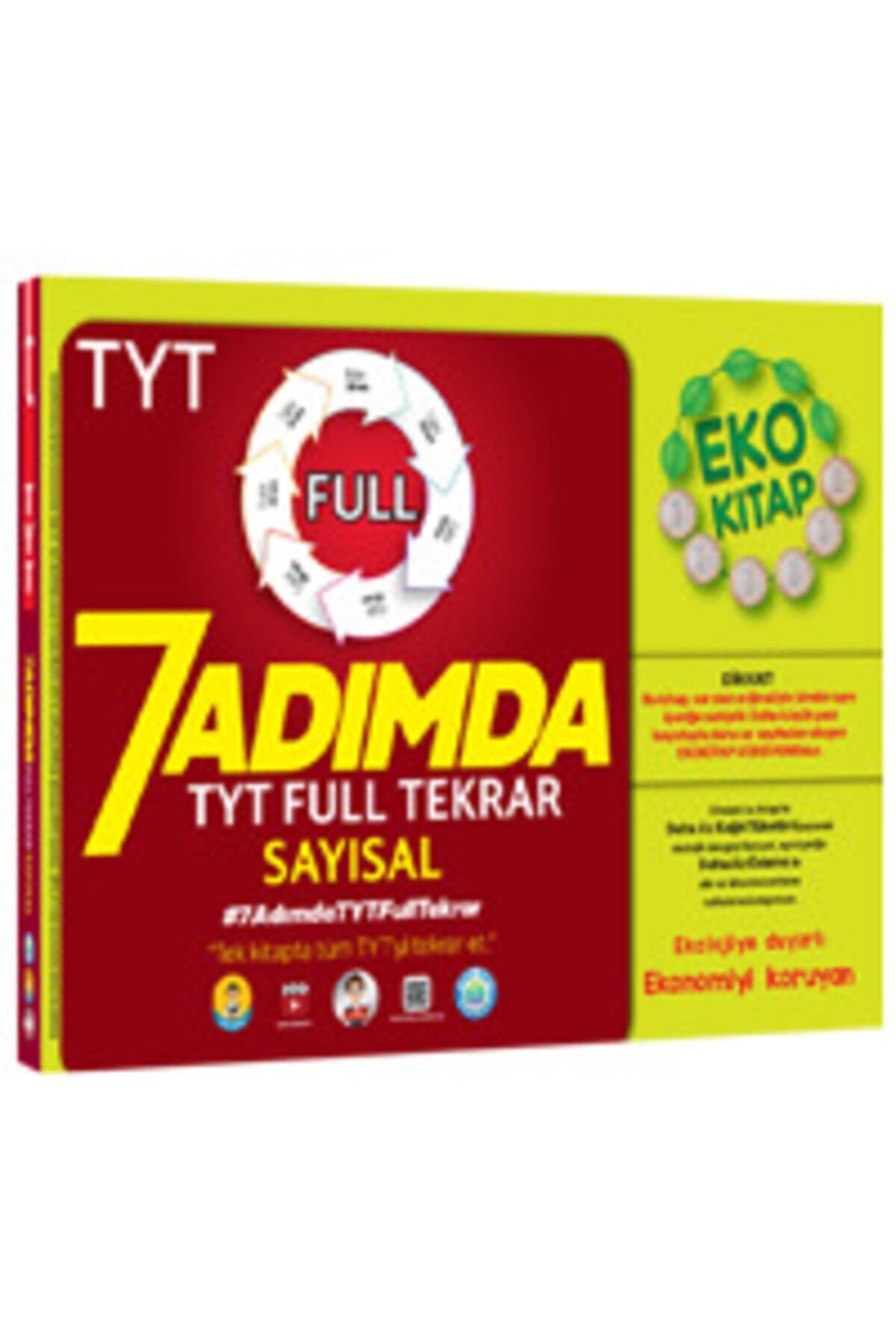 7 Adımda Tyt Full Tekrar Soru Bankası - Sayısal Eko -
