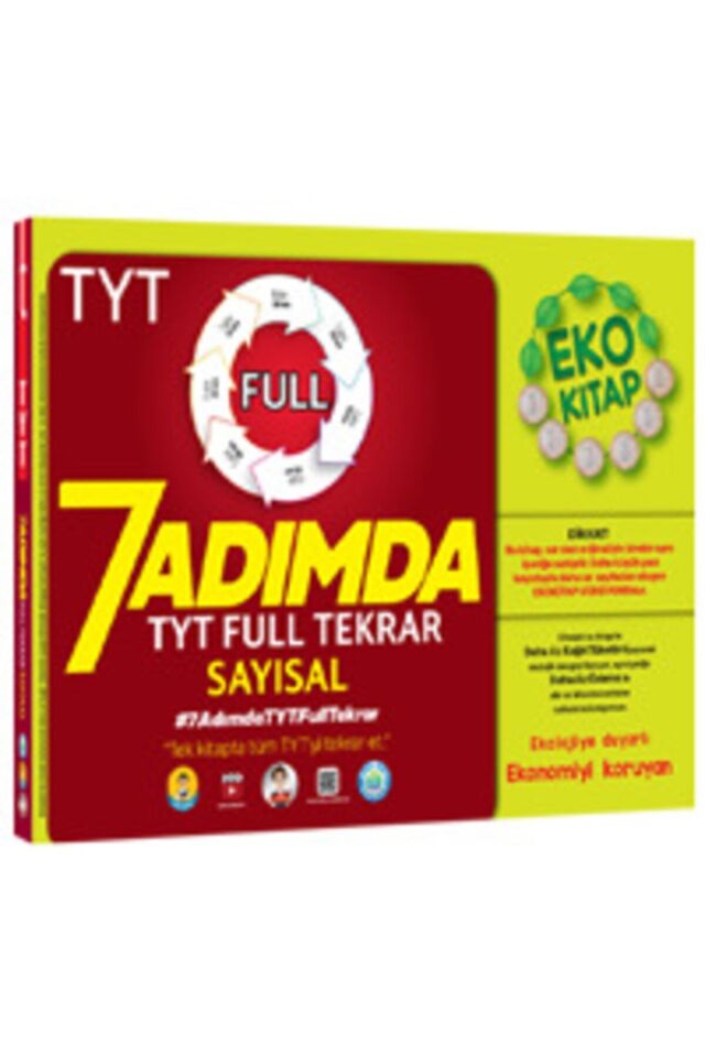 7 Adımda Tyt Full Tekrar Soru Bankası - Sayısal Eko -