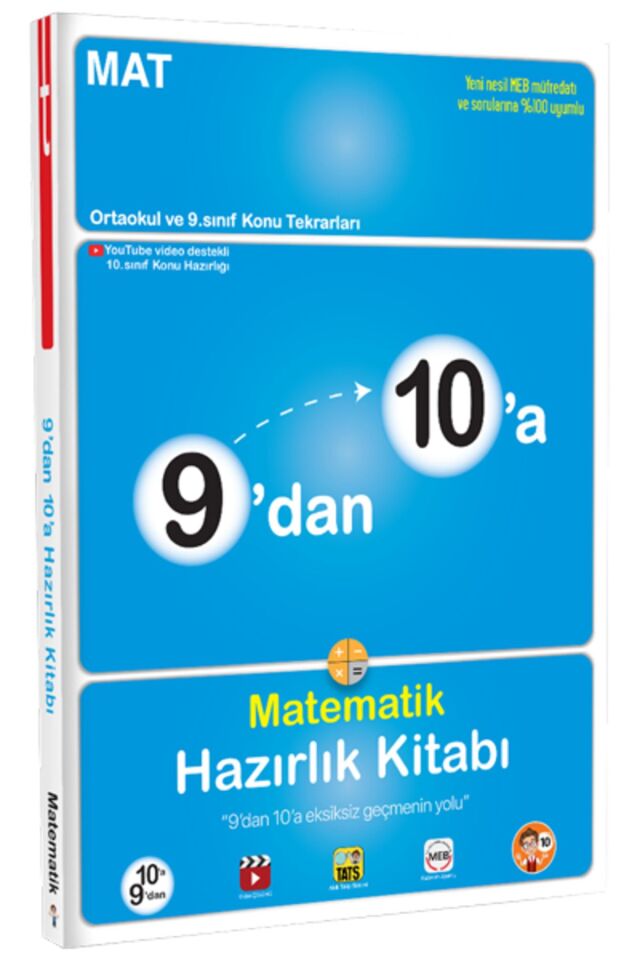 Tonguç 9 dan 10 a Matematik Hazırlık Kitabı Tonguç Akademi