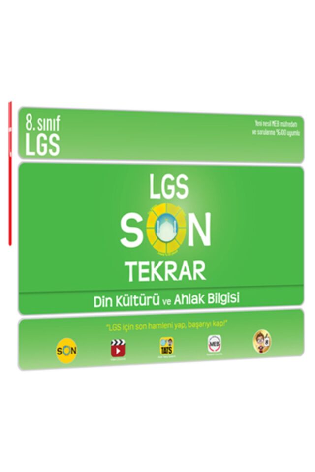 Tonguç 8. Sınıf Lgs Din Kültürü Son Tekrar