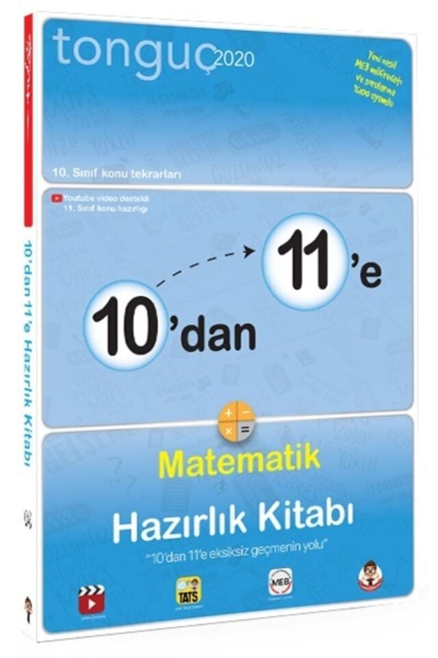 Tonguç Akademi Yayınları 10'dan 11'e Matematik Hazırlık Kitabı