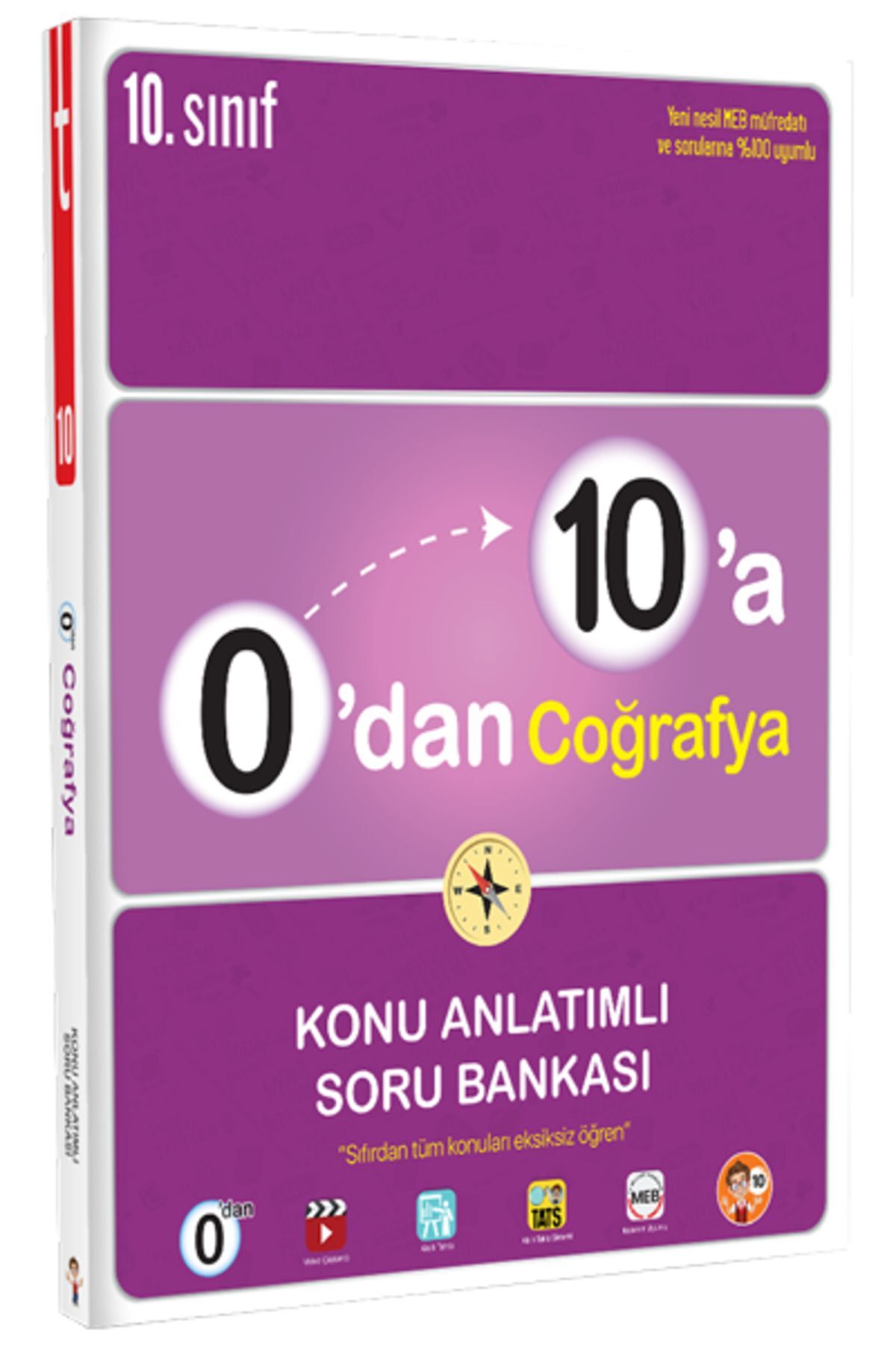 Tonguç 10. Sınıf 0 dan 10 a Coğrafya Konu Anlatımlı Soru Bankası Tonguç Akademi