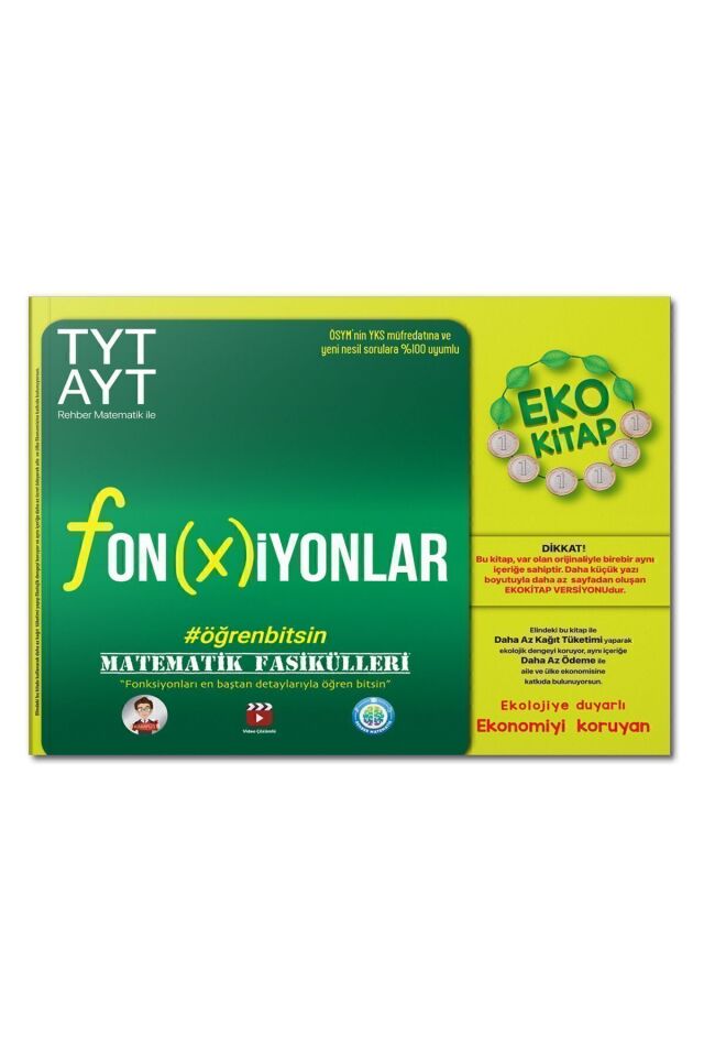 Tyt - Ayt Matematik Fasikülleri - Fonksiyonlar Eko