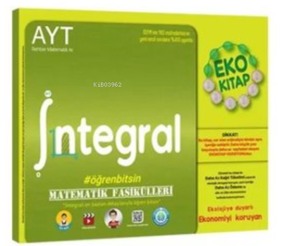 Tonguç Yks Ayt Matematik Fasikülleri Eko - Integral