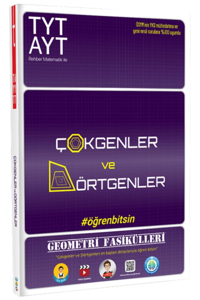 Tonguç TYT AYT Geometri Fasikülleri - Çokgenler ve Dörtgenler