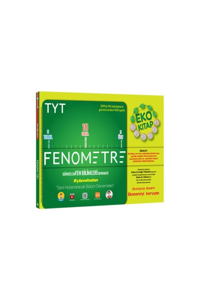 Tyt Fenometre Eko - Fen Bilimleri Denemeleri - Tonguç Kampüs