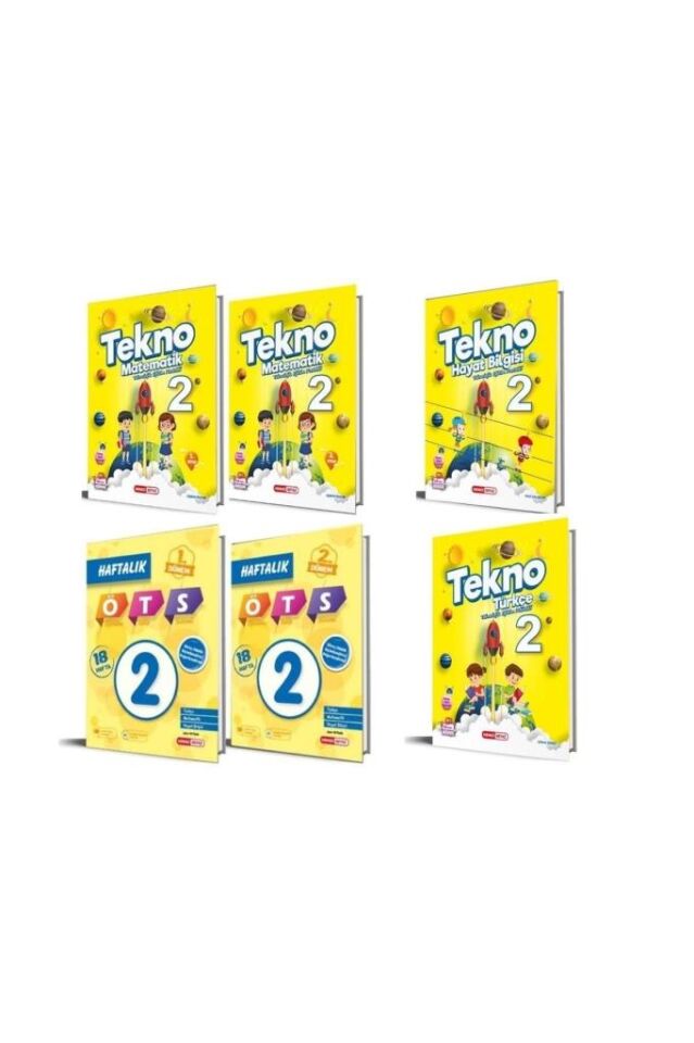 Kırmızı Beyaz Tekno Set 2.Sınıf Tüm Dersler Yeni