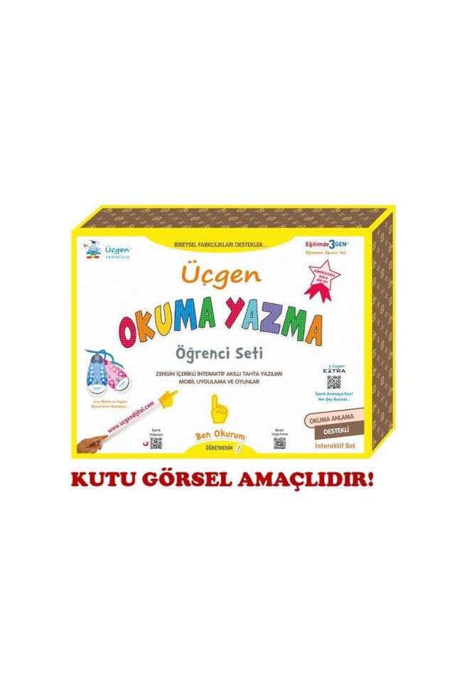 1. Sınıf - Üçgen Okuma Yazma Seti 2024