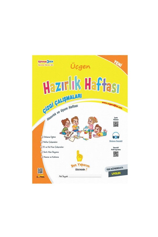 1. Sınıf - Üçgen Okuma Yazma Seti 2024