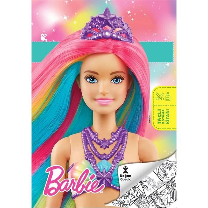 Barbie Taçlı Boyama Kitabı Doğan Çocuk