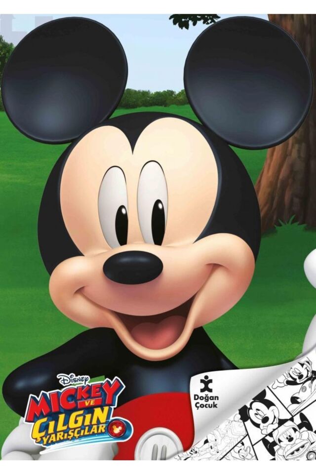 Disney Mıckey Yarışları Boyama Kitabı