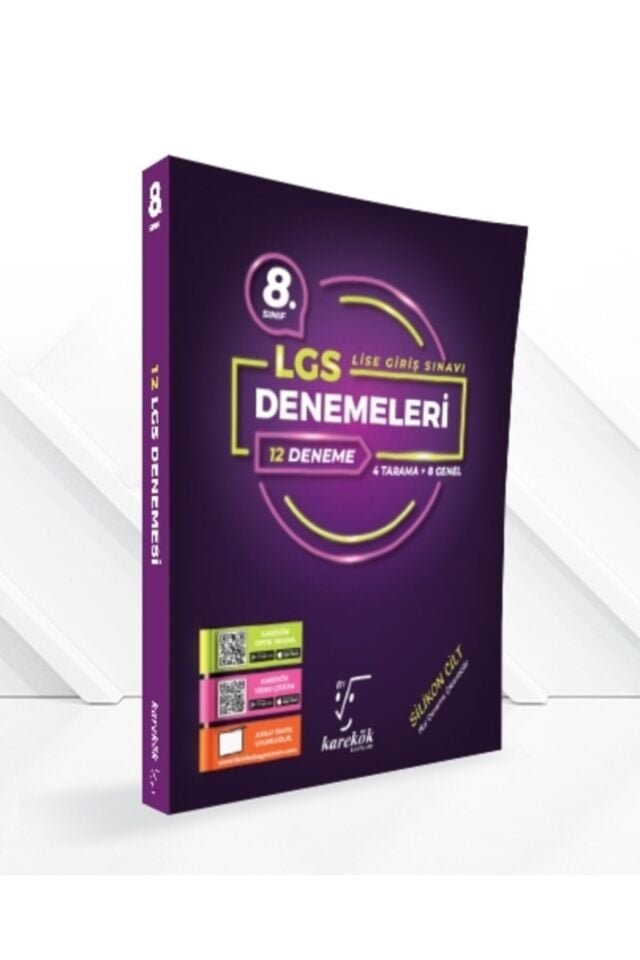 Yeni Müf. Karekök Yayınları 8.Sınıf LGS 12'Lİ Deneme Seti (4 TARAMA + 8 GENEL)