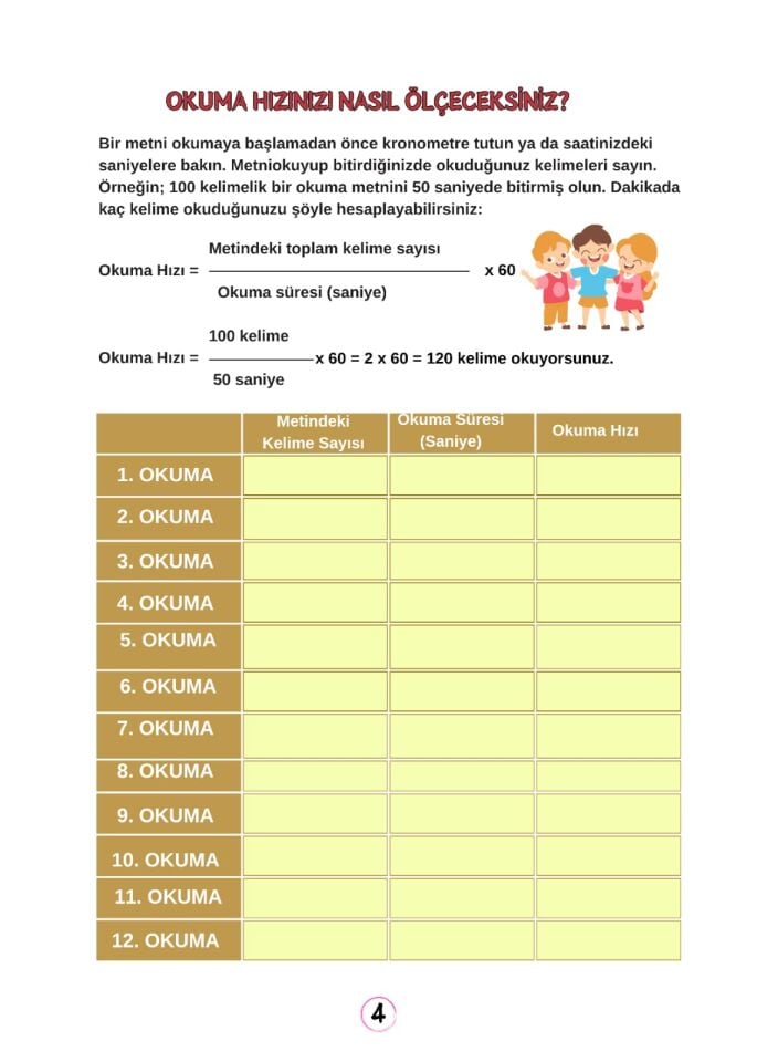 Kitap Okuma Özet Defteri