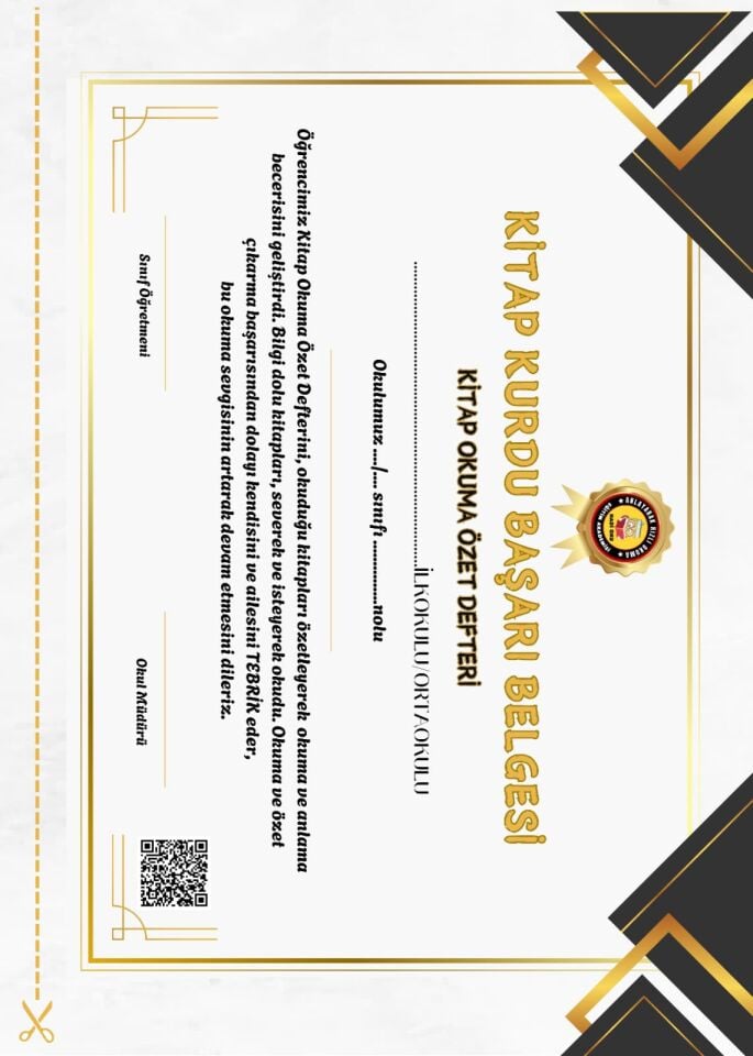 Kitap Okuma Özet Defteri