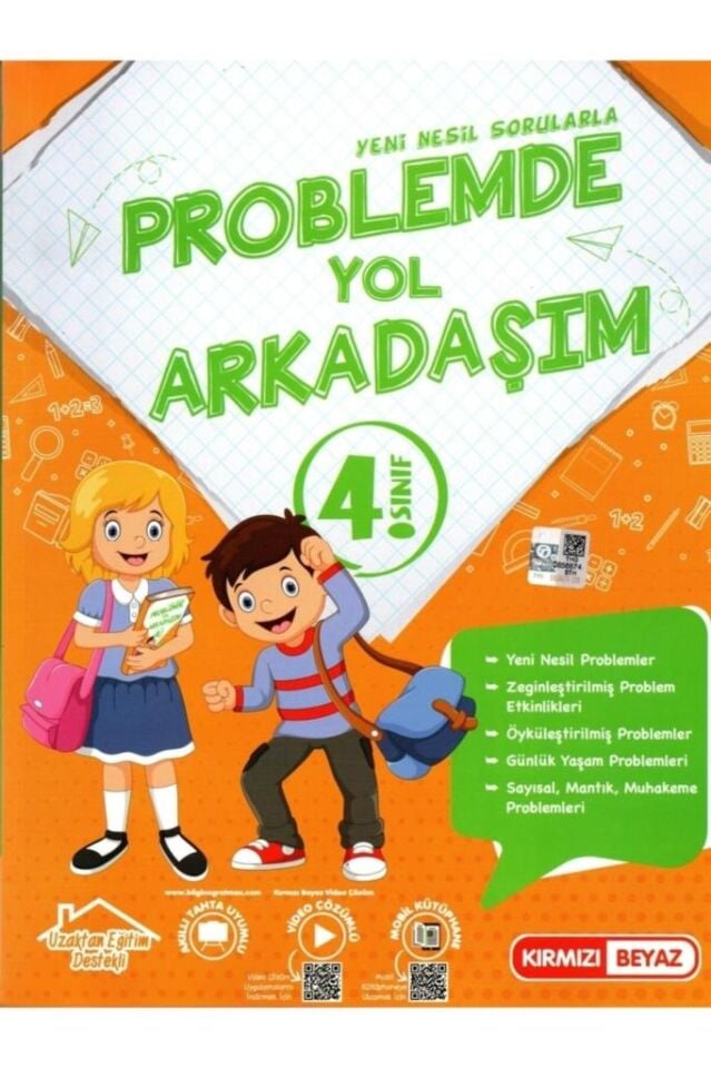 Kırmızı Beyaz 4. Sınıf Yeni Nesil Sorularla Probemde Yol Arkadaşım