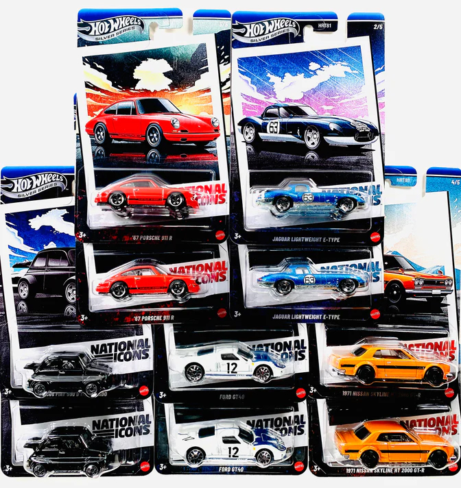 Hot Wheels Vintage Temalı Arabalar 10 pk