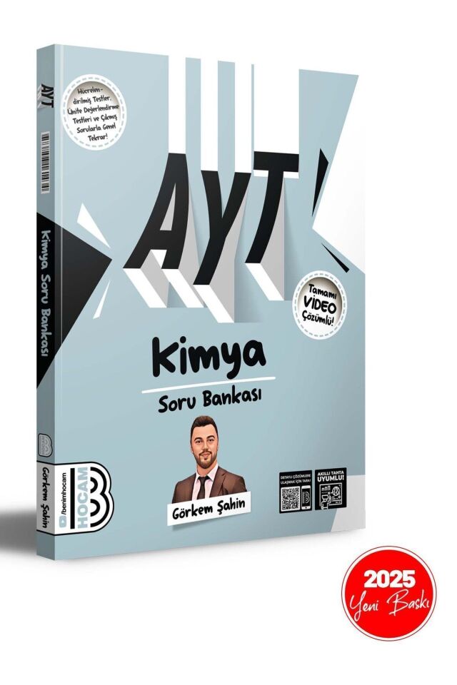 Ayt Kimya Video Ders Notları Ve Soru Bankası Seti 2025