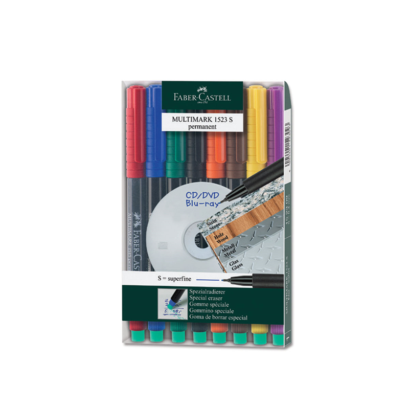 FABER CASTELL Permanent (S) 8li Takım