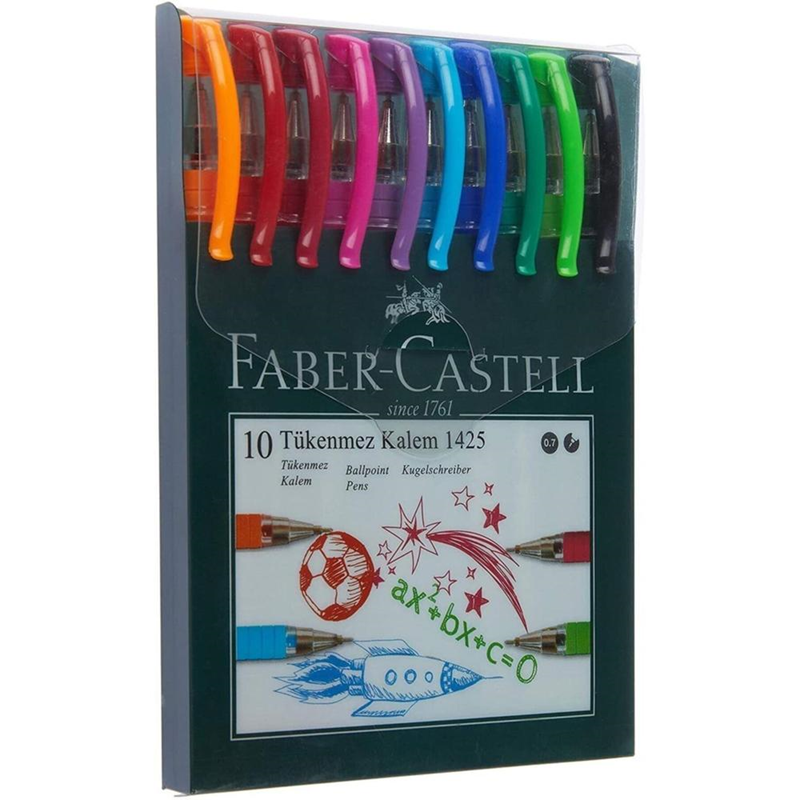 FABER CASTELL Fast Jel 10lu poşet