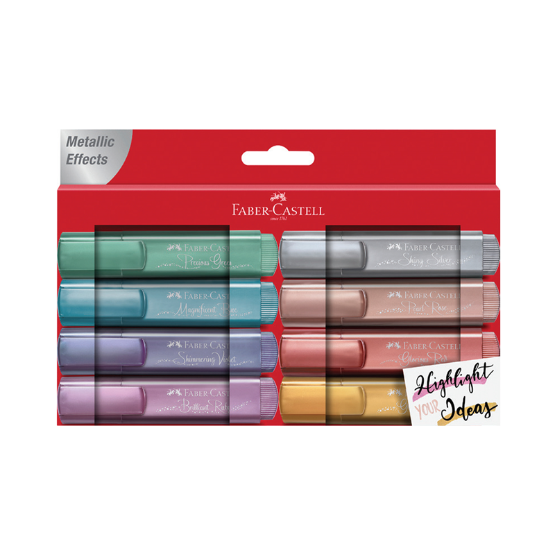 FABER CASTELL Fosforlu Kalem 46 Metalik R 8x Karton