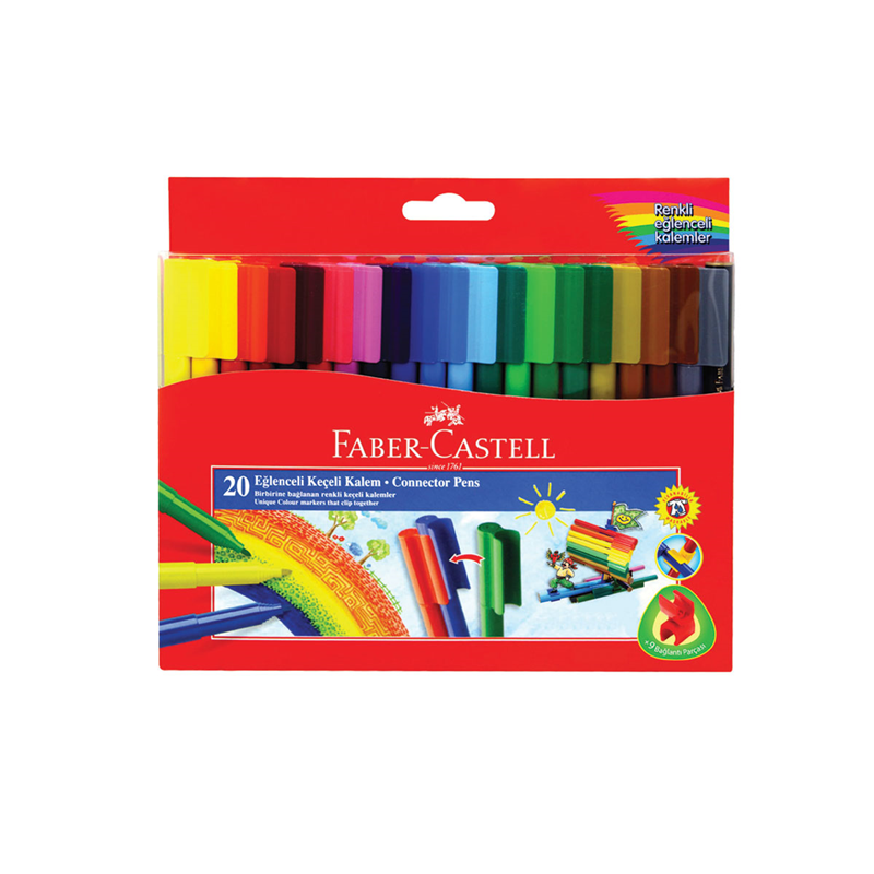 Faber Castell Eğlenceli Keçeli Kalem 20 Renk