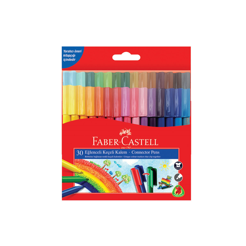 Faber Castell Eğlenceli Keçeli Kalem 30 Renk