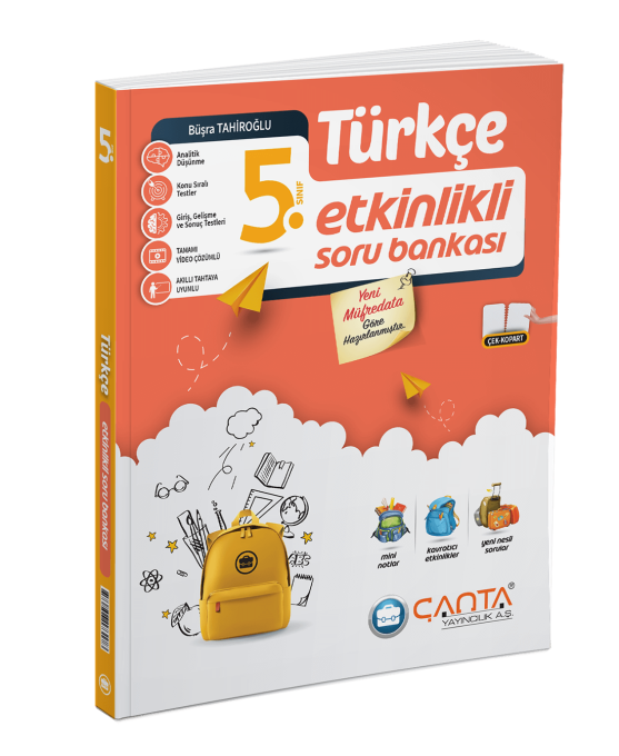 Çanta Yayınları 5. Sınıf Türkçe Etkinlikli Soru Bankası