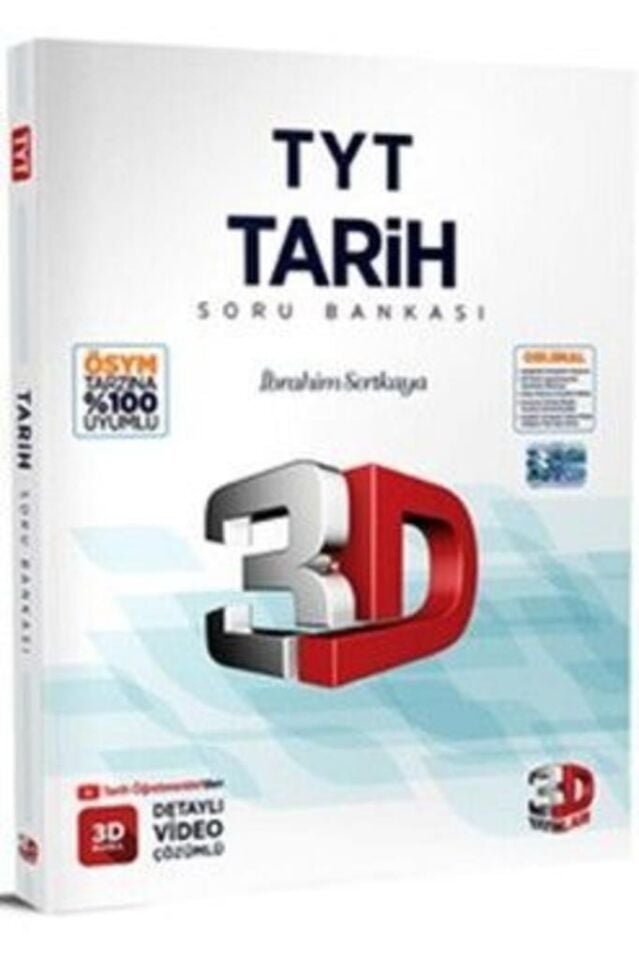 3d Yayınları Tyt Tarih Soru Bankası