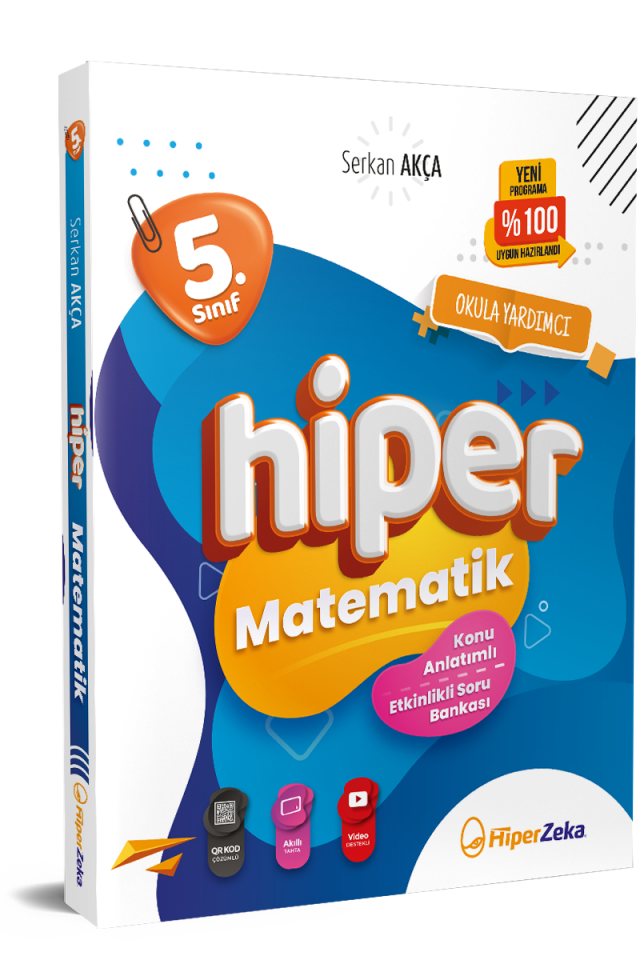 2025 5. Sınıf Hiper Matematik Konu Anlatımlı & Etkinlikli Soru Bankası | Serkan AKÇA