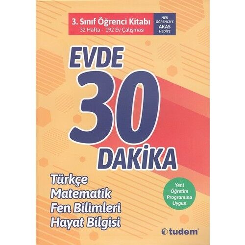 Tudem 3. Sınıf Evde 30 Dakika Seti