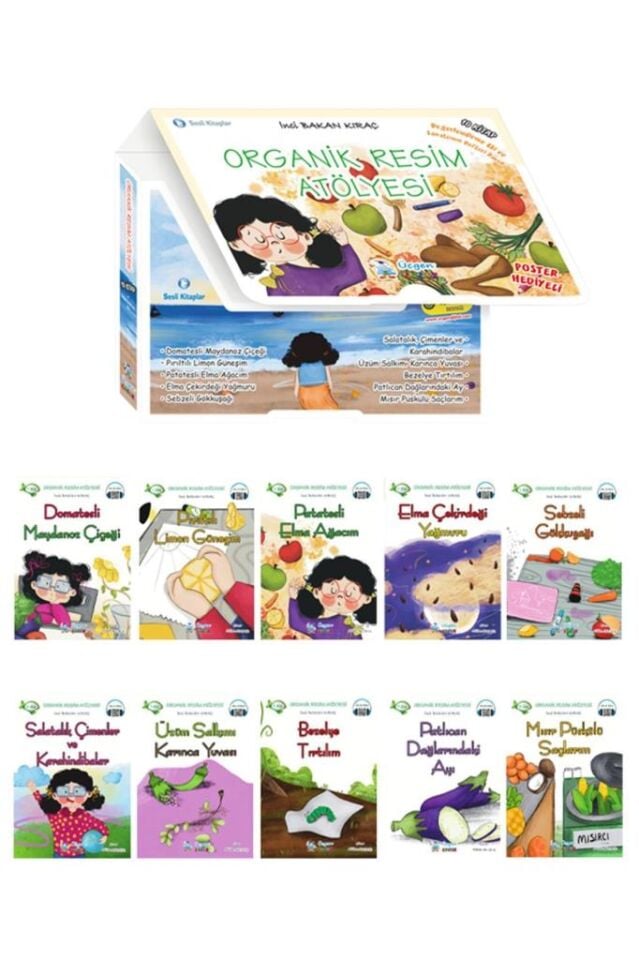 Organik Resim Atölyesi - Kutulu 10 Kitap